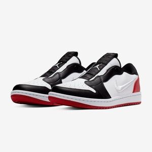 Nike Air Jordan Low Black White Red Sneakers